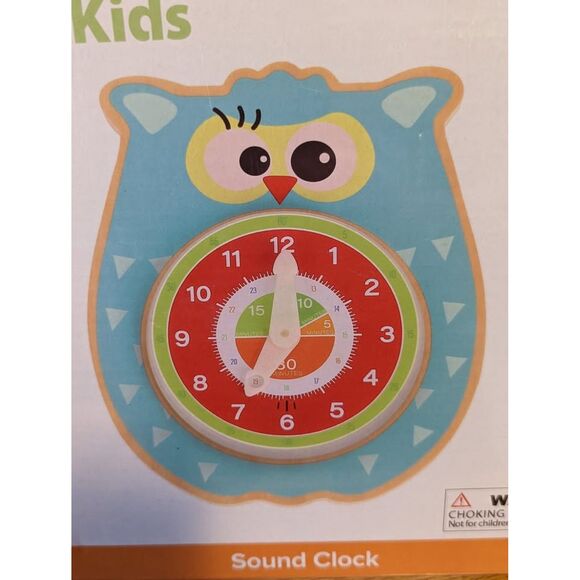 Kids PreSchool Clock: Pidoko Sound Clock teaching time - Picture 1 of 5